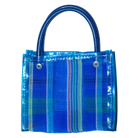 Blue Mercado Mesh Bag (Small)