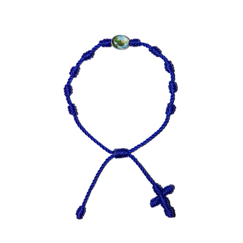 Saint Jude Rosary Bracelet (Blue Color)