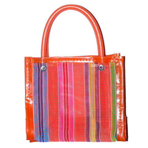 Orange Mercado Mesh Bag (Small)