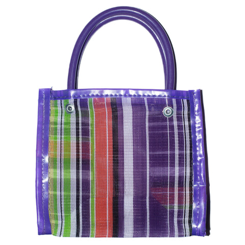 Purple Mercado Mesh Bag (Small)