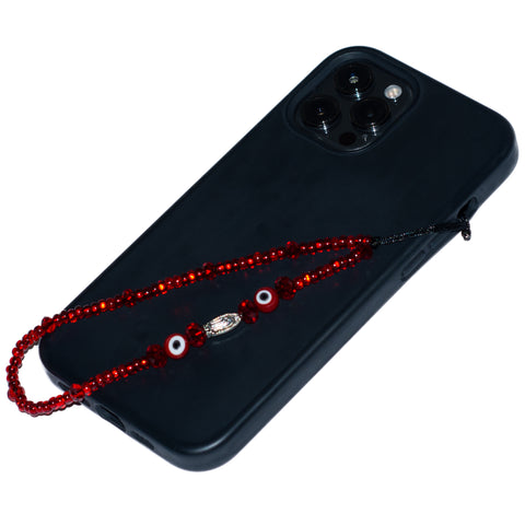 Red Evil Eye & Virgencita Phone Charm