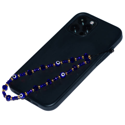 Blue Evil Eye Phone Charm