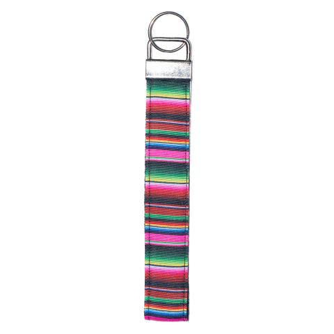 Pink Serape Keychain